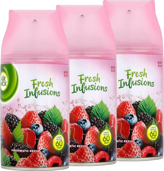 3 Airwick Freshmatic Max Navullingen Berry Blast