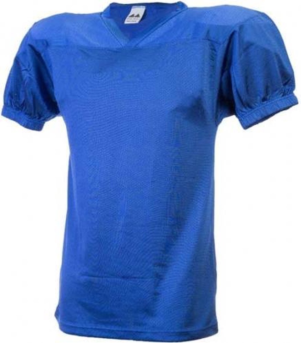 MM - American Football Shirt - Volwassenen - Koningsblauw - Medium