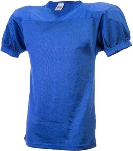 MM - American Football Shirt - Volwassenen - Koningsblauw - Medium | bol.com