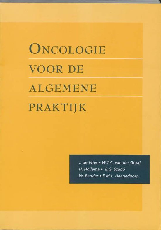 Cover van het boek 'Oncologie voor de algemene praktijk / druk 1'