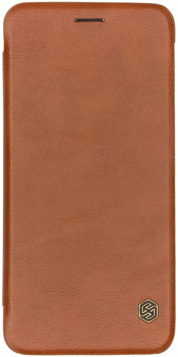 Nillkin Qin PU Leather Book Case - Geschikt voor Samsung Galaxy A7 (2018) - Bruin