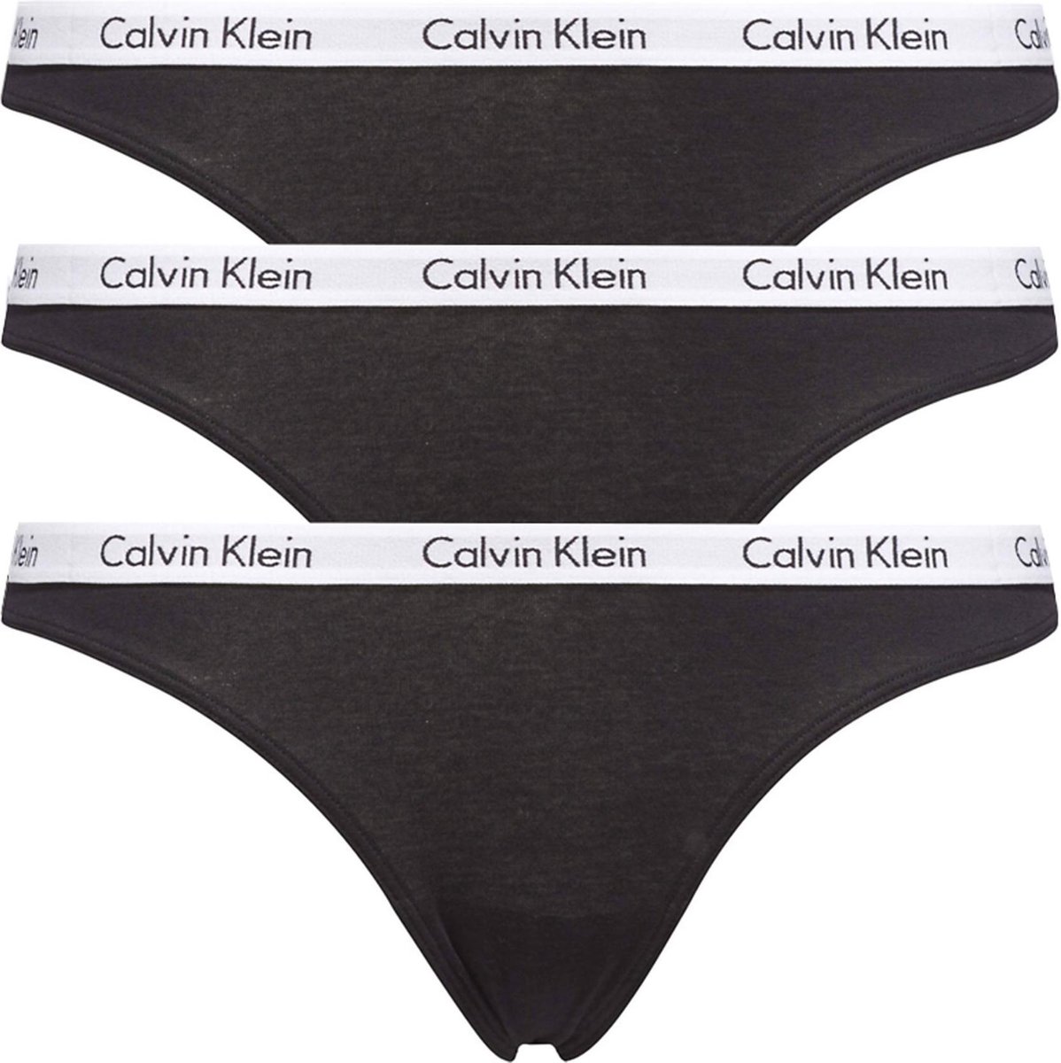 Calvin Klein Onderbroek Maat M Vrouwen zwart/wit