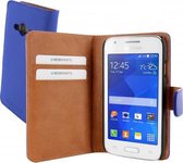 Étui Portefeuille Mobiparts Premium Samsung Galaxy Trend 2 (Lite) Blue