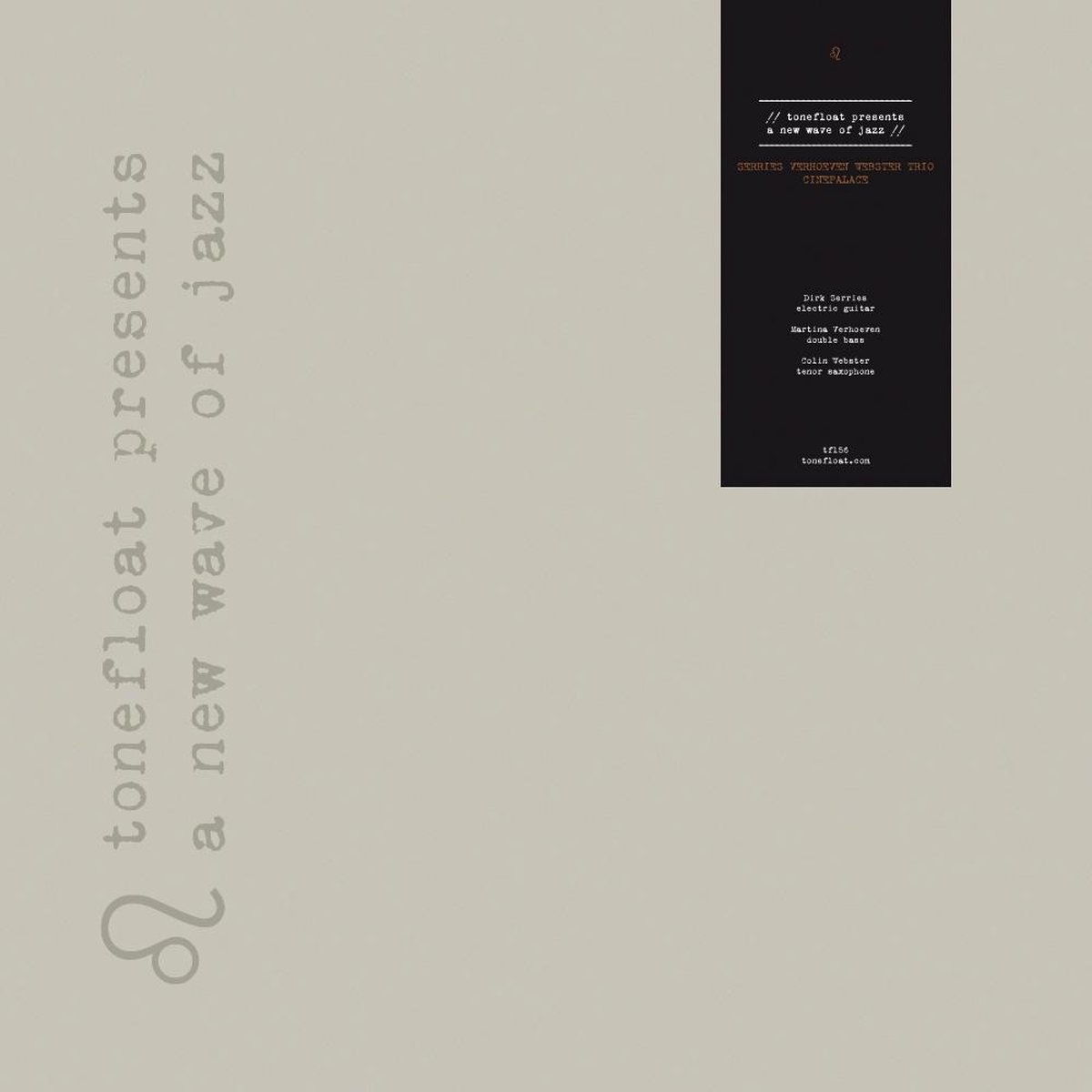 Serries Verhoeven Webster Trio - Cinepalace (LP)