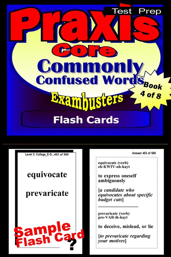 Exambusters PRAXIS Core 4 - PRAXIS Core Test Prep Commonly C ... - cover