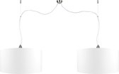 it's about RoMi - Rome - Hanglamp - ⌀60 cm - 2 lichts - Wit