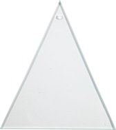 Glazen platen, afm 8x9 cm, dikte 3 mm, 10 stuks