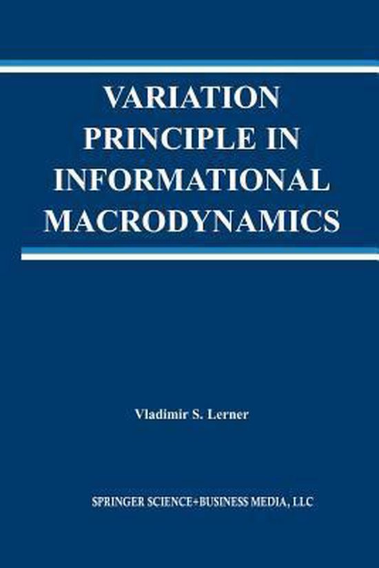 Variation Principle in Informational Macrodynamics - cover