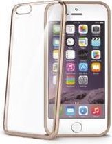 Celly laser Cover Hoesje voor iPhone 6/6s Plus Goud Transparant