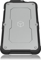 ICY BOX IB-287-C31 2.5'' HDD-/SSD-behuizing Zwart, Zilver