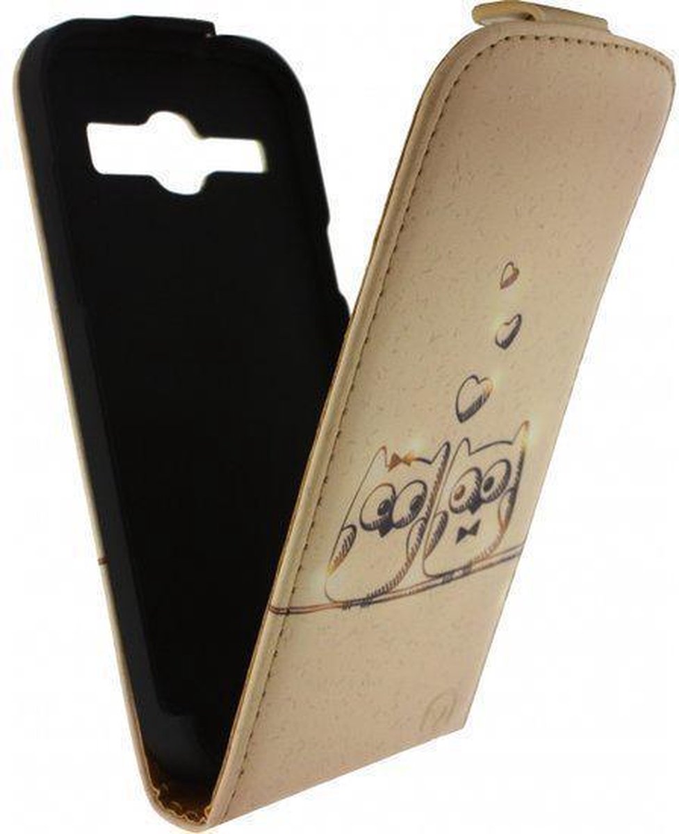 Mobilize Ultra Slim Flip Case Samsung Galaxy Core I8260 Owls