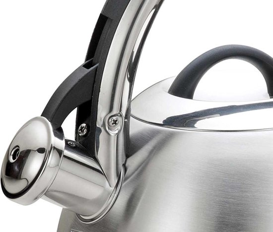 Klausberg 7480 fluitketel - 3L - rvs - alle warmtebronnen Klausberg 7480 fluitketel - 3L - rvs - alle warmtebronnen