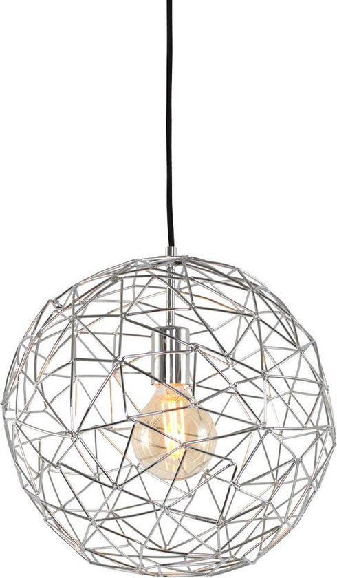 Moderne draadlamp - Lumidem - Chroom | bol.com