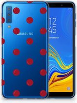 Geschikt voor Samsung Galaxy A7 (2018) TPU Hoesje Design Cherries