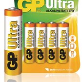 GP Batteries Ultra Alkaline AA, Batterie à usage unique, AA, Alcaline, 1,5 V, 4 pièce(s), Multicolore