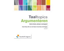 Omslag van Taaltopics argumenteren