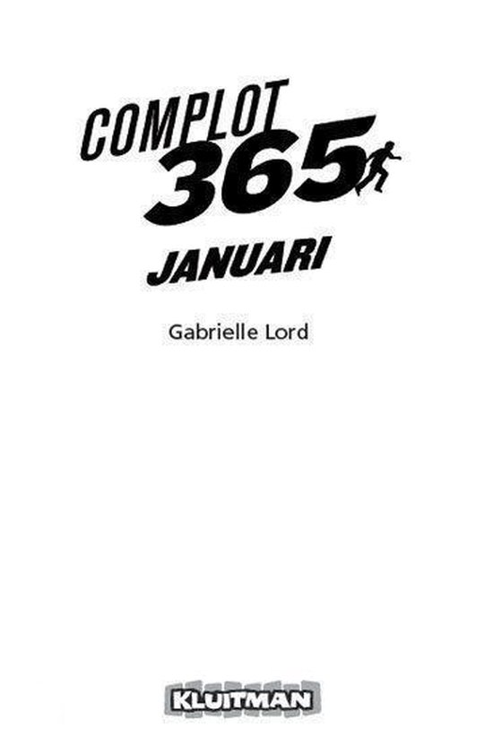 Titelpagina van 'Complot 365. Januari' door Gabrielle Lord.