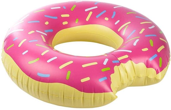 Trechter webspin Bijdrage Reisbureau Opblaasbare Donut Opblaasband - 120cm - Geschikt voor in het zwembad -  Opblaasbaar... | bol.com