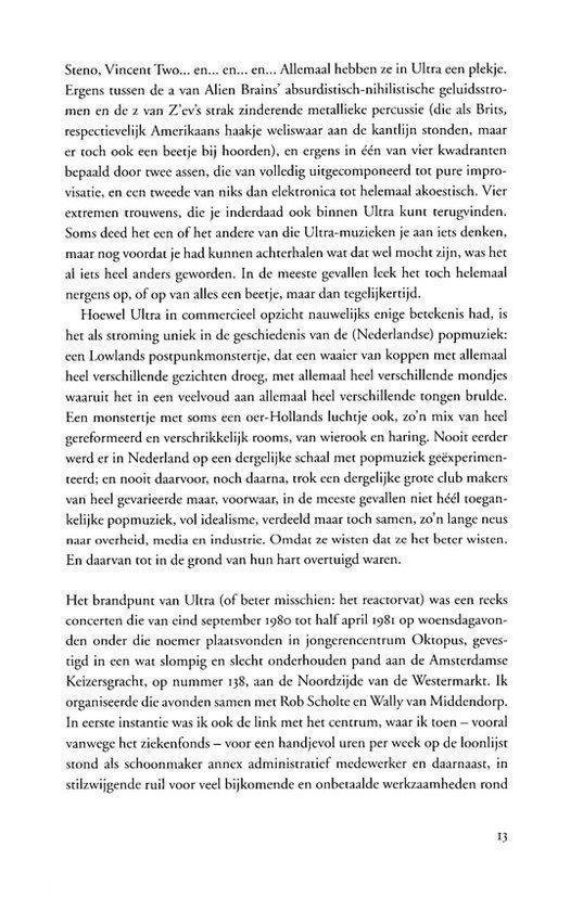 Pagina met tekst over muziek, cultuur en de Nederlandse popmuziek.