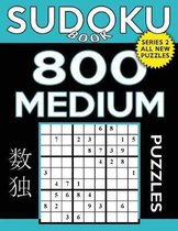 Sudoku Book 800 Medium Puzzles