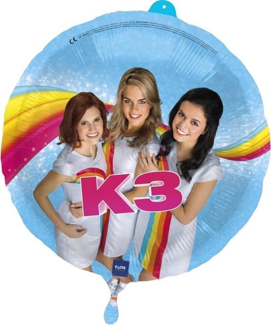 K3 feest folieballon