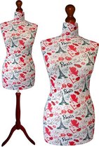 Cupido Paris paspop met donker bruine sparkling driepoot  36/38