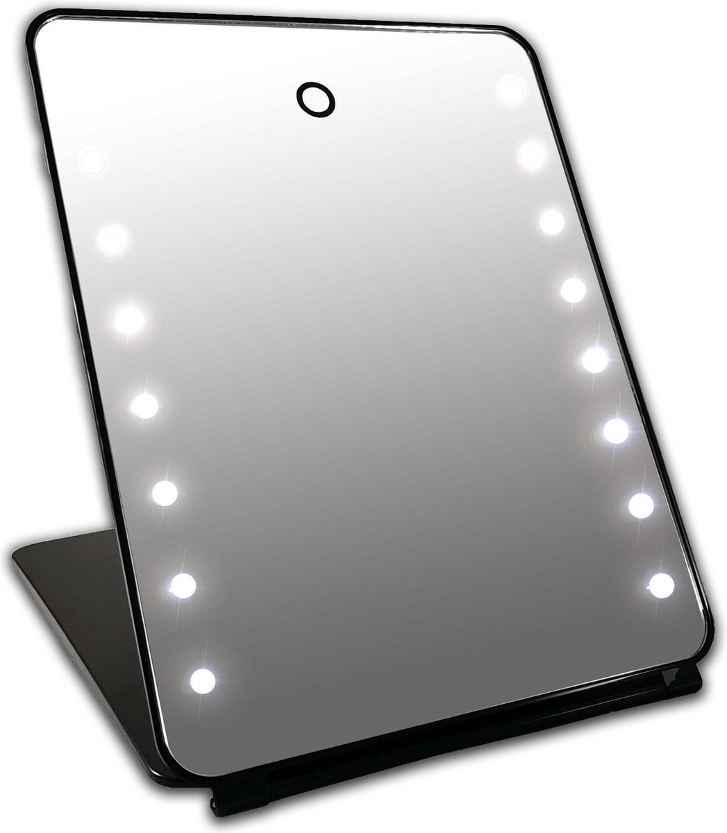 Gérard verlichte make up spiegel LED i-pad spiegel met accu incl. USB kabel -... | bol.com