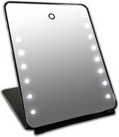 Gérard Brinard verlichte make up spiegel LED i-pad spiegel met accu  incl. USB kabel - touch knop/ 16x LED spiegels