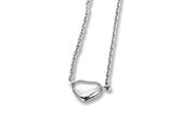 Amanto Ketting Emilia - 316L Staal PVD - Hartje - 9x7mm - 41+5cm