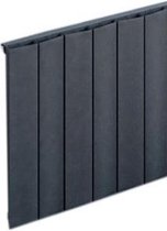 Design radiator horizontaal aluminium mat antraciet 60x56,5cm756 watt- Eastbrook Fairford