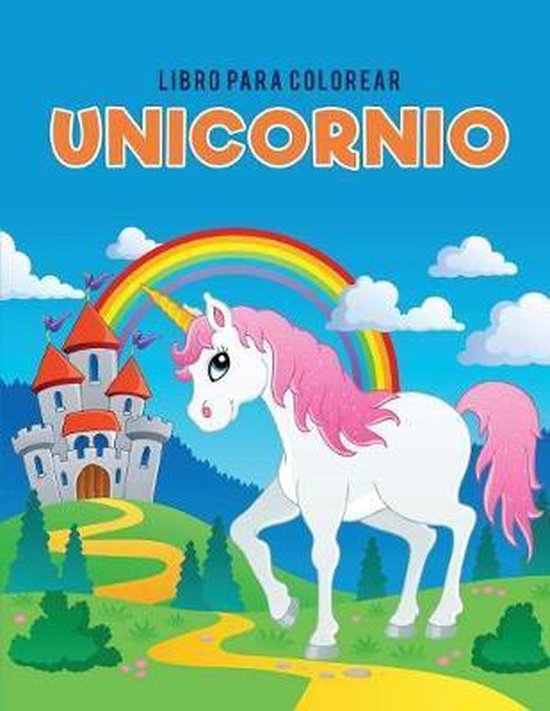 Libro para colorear unicornio - cover