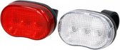 Fietsverlichting set - Voor en achterlicht - LED verlichting - Dunlop