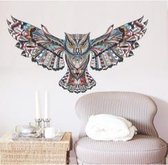 Muursticker Uil in Kleur | Woonkamer | Slaapkamer | Decoratief