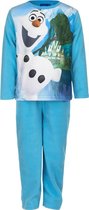 Frozen Olaf Pyjama Fleece Turquiose Maat 98 - 3 jaar
