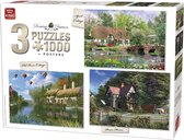 Compendium 3in1 Cottage 1000 Stukjes Legpuzzel