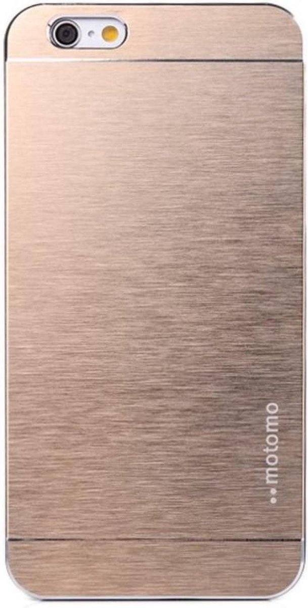 Motomo Aluminium Geborstelde Hardcase iPhone 6(s) plus - Goud