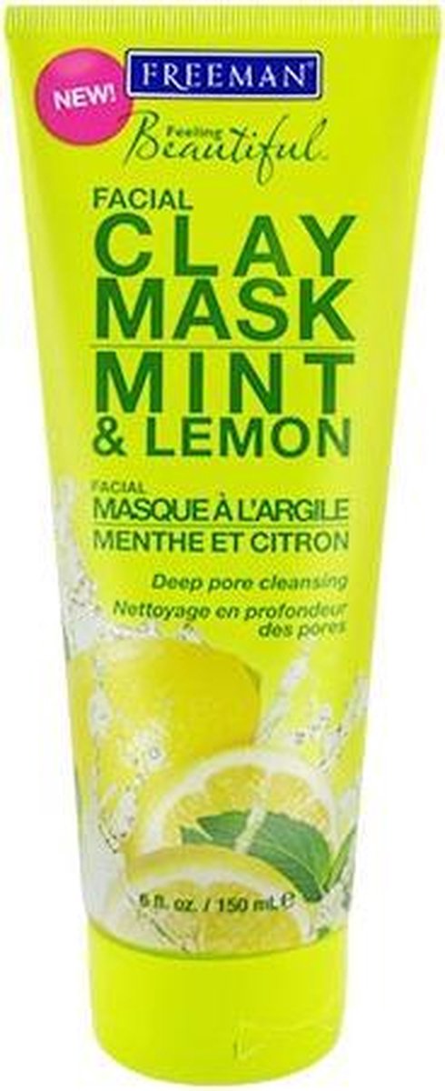 Freeman Clay Mask Mint & Lemon