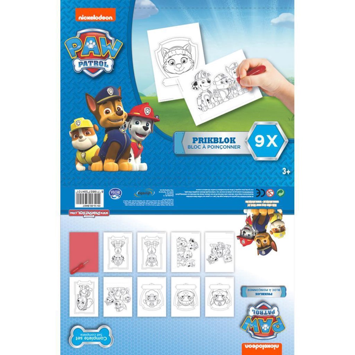 PAW Patrol - Kleurboek - Prikboek — afbeelding 8