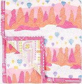 House of India - speelkleed en/of deken - Sprookjes landschap, roze