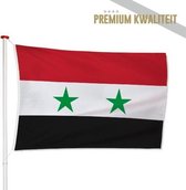 Syrische Vlag Syrië 200x300cm - Kwaliteitsvlag - Geschikt voor buiten