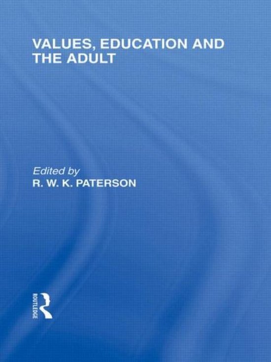 Values, Education and the Adult - cover