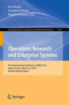 Communications in Computer and Information Science 509 - Operations Research and Enterprise Systems