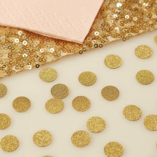 Tafel confetti - Goud Glitter (14 gram)