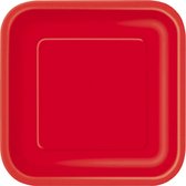 UNIQUE - 14 grote rode kartonnen borden