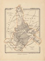 Historische kaart, plattegrond van gemeente Zeist in Utrecht uit 1867 door Kuyper van Kaartcadeau.com