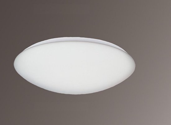 hanger contact Kracht Fraaie plafonnière Ø 37 cm metaal + opaal glas - incl. warm wit LED lamp *  plafondlamp | bol.com