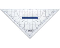 STAEDTLER geodriehoek - met handvat - acryl - 22 cm