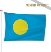 Palause Vlag Palau 100x150cm - Kwaliteitsvlag - Geschikt voor buiten