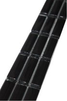 Mozaiek tegelstrip strip glanzend zwart glas
