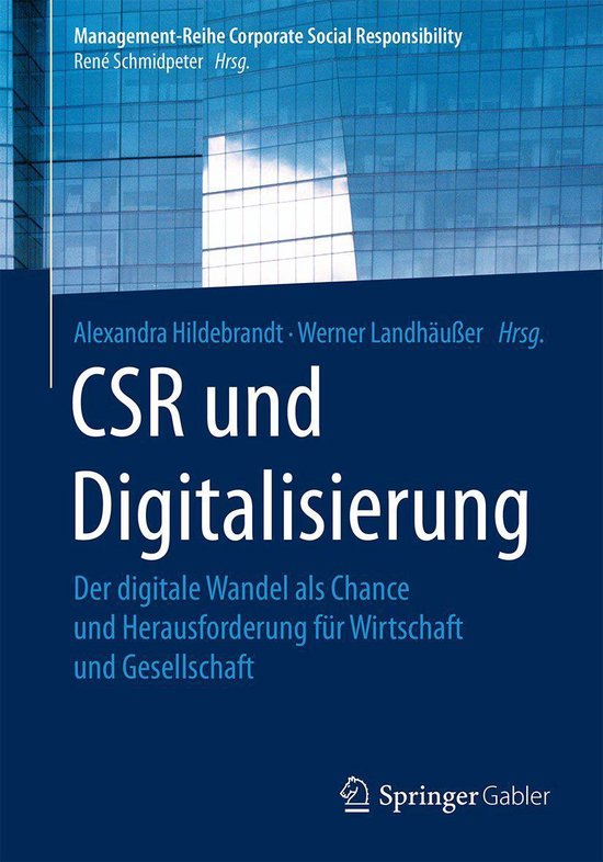 Management-Reihe Corporate Social Responsibility - CSR und D ... - cover